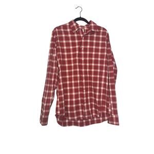 J Crew Classic Plaid Long Sleeve Button Up